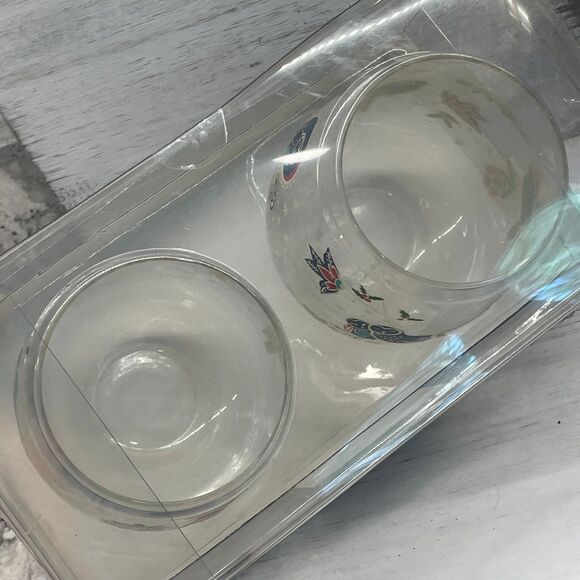 NEW Vera Bradley Holiday Owls Stemless Wine Glasses Set of 2 16oz. - Picture 6 of 7